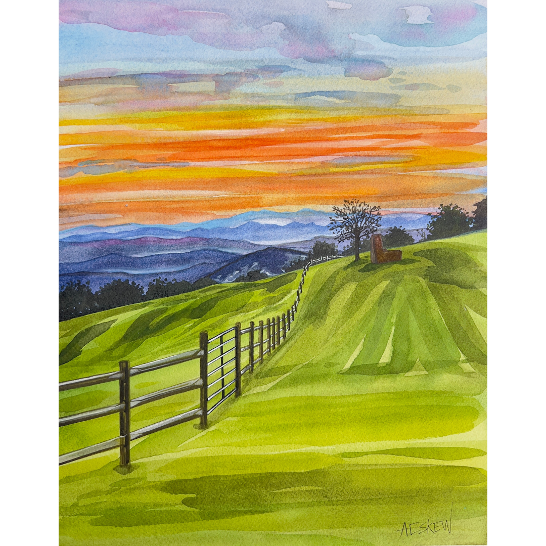 Camp Cheerio Stone Mountain Print (11" x 14")