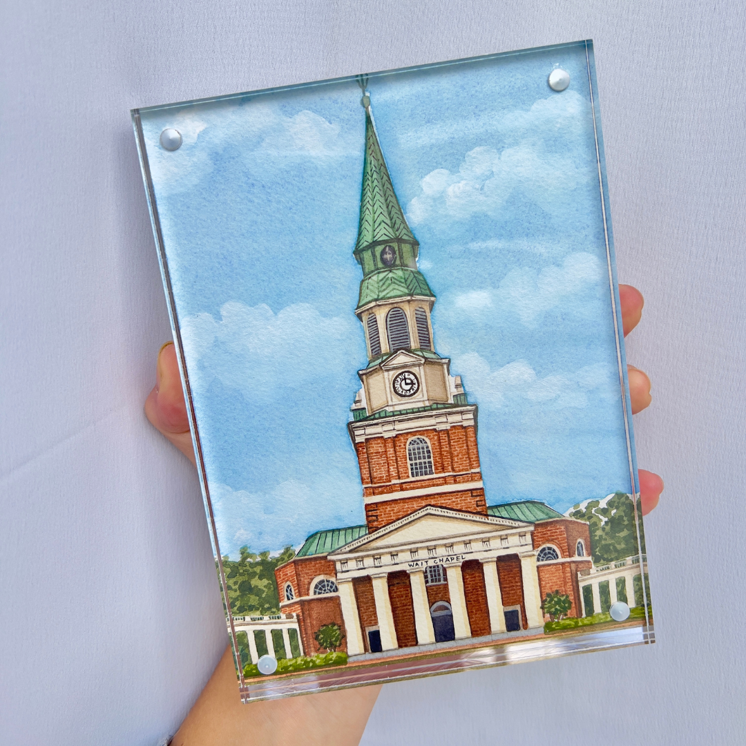 Wait Chapel Acrylic Framed Print (5" x 7")