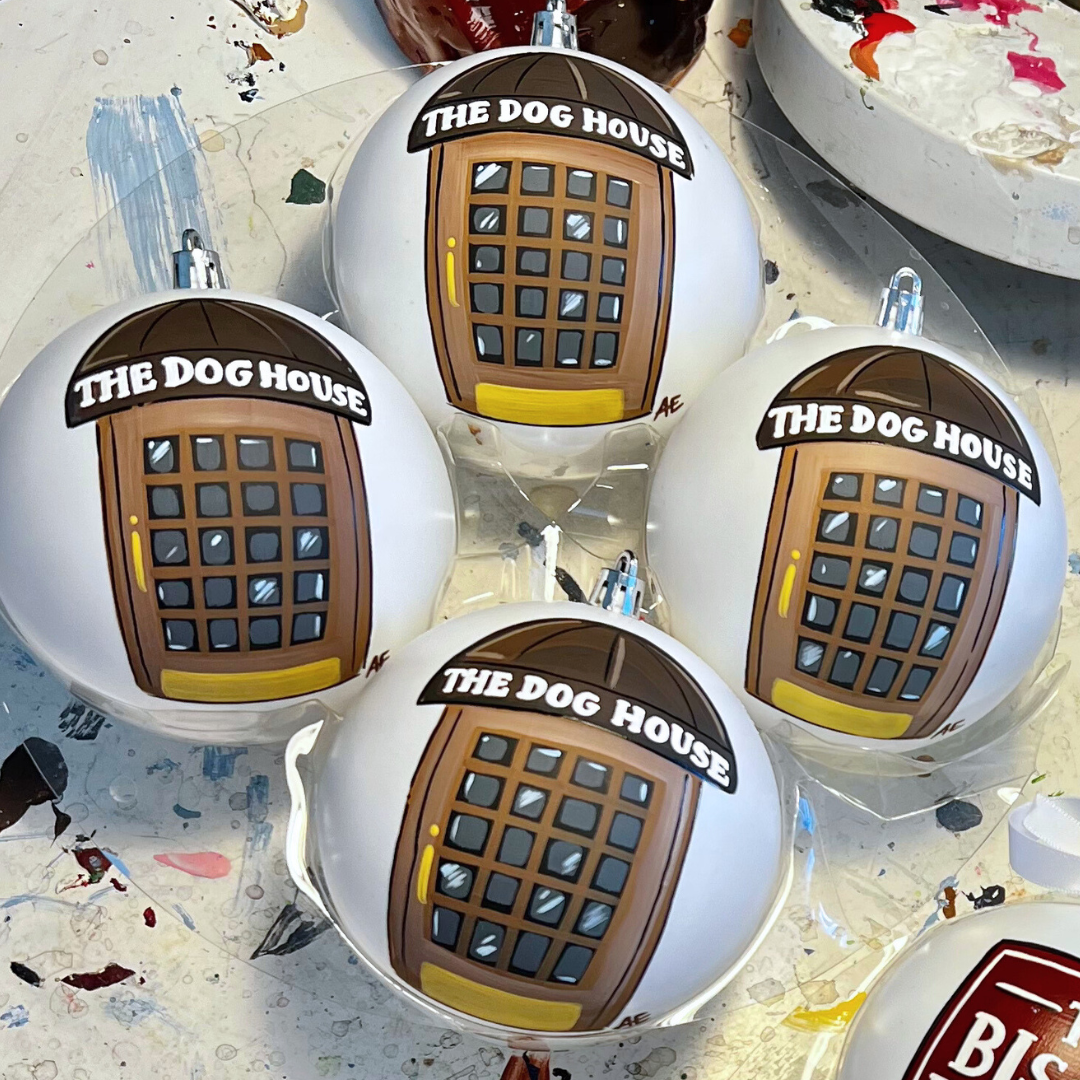 The Dog House Ornament (4")