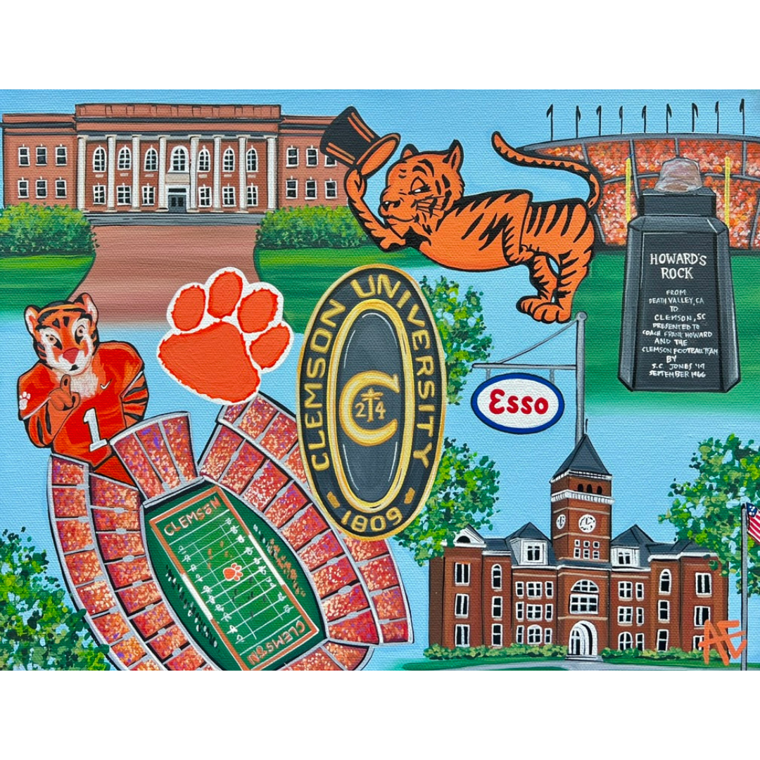 Clemson University Print (11" x 14")