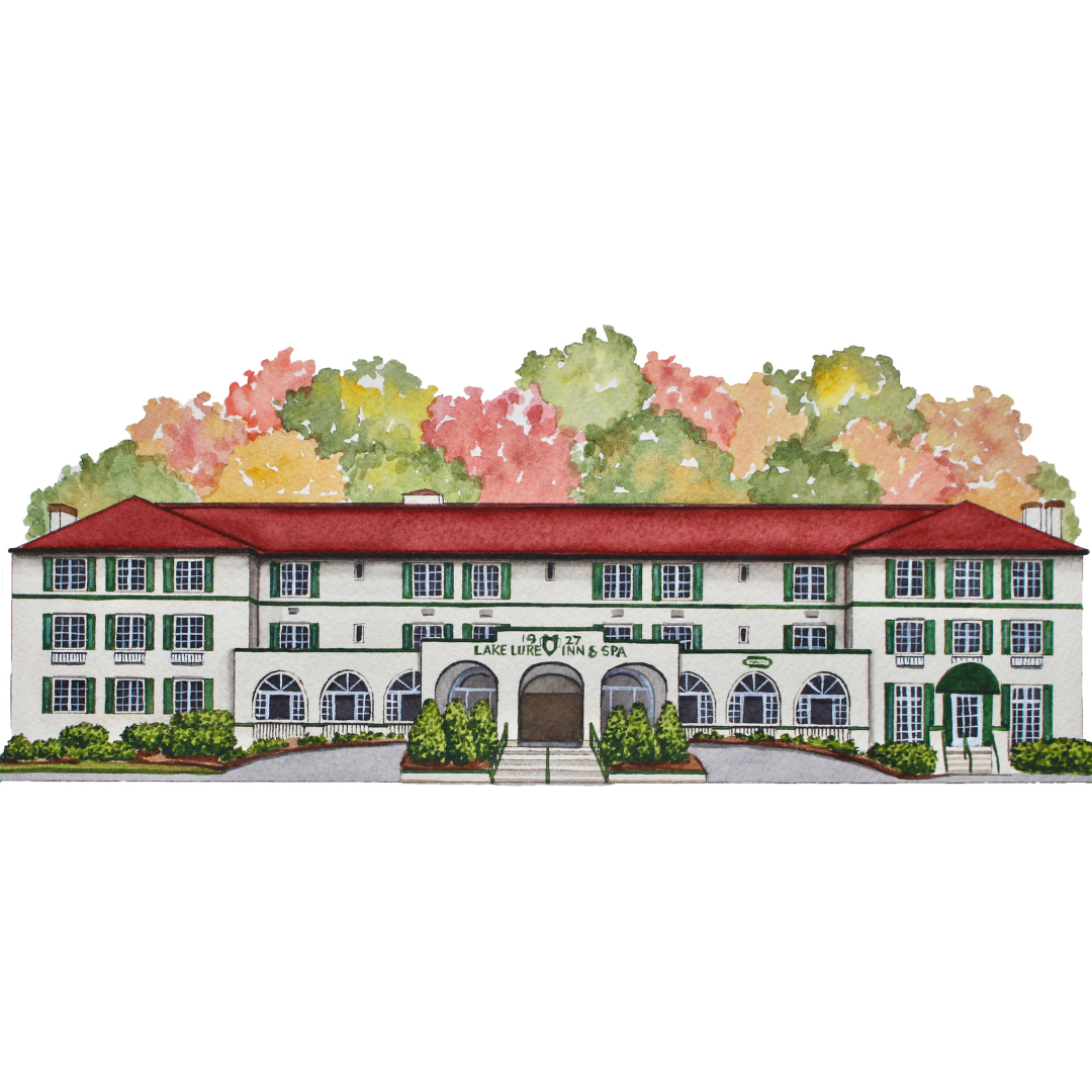 Lake Lure Inn Print (5" x 7")