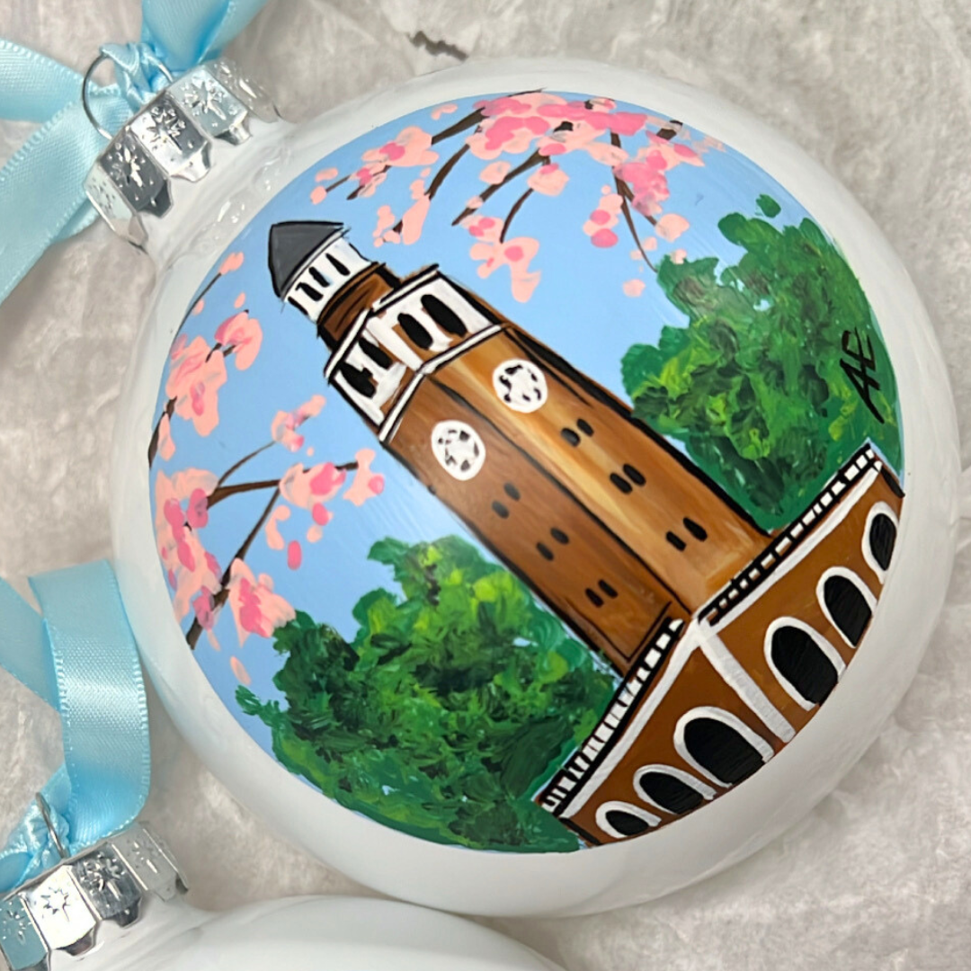 UNC Bell Tower Ornament (4")