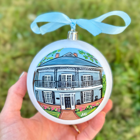 UNC Kappa Delta Ornament (4")