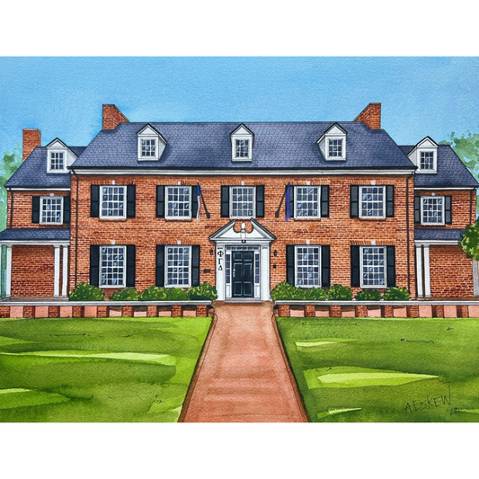 UNC Phi Gamma Delta Print (11" x 14")
