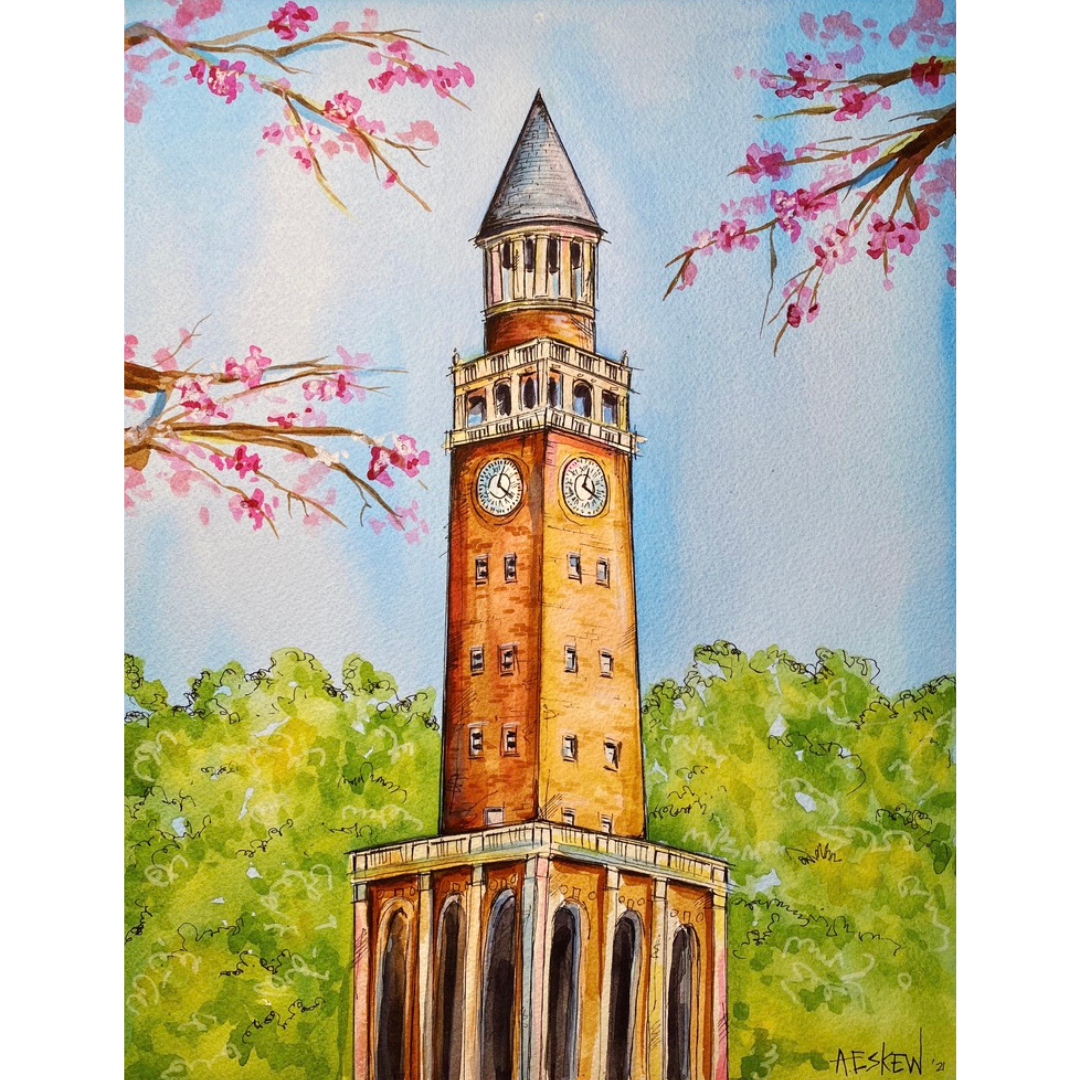 UNC Bell Tower Print (11" x 14")