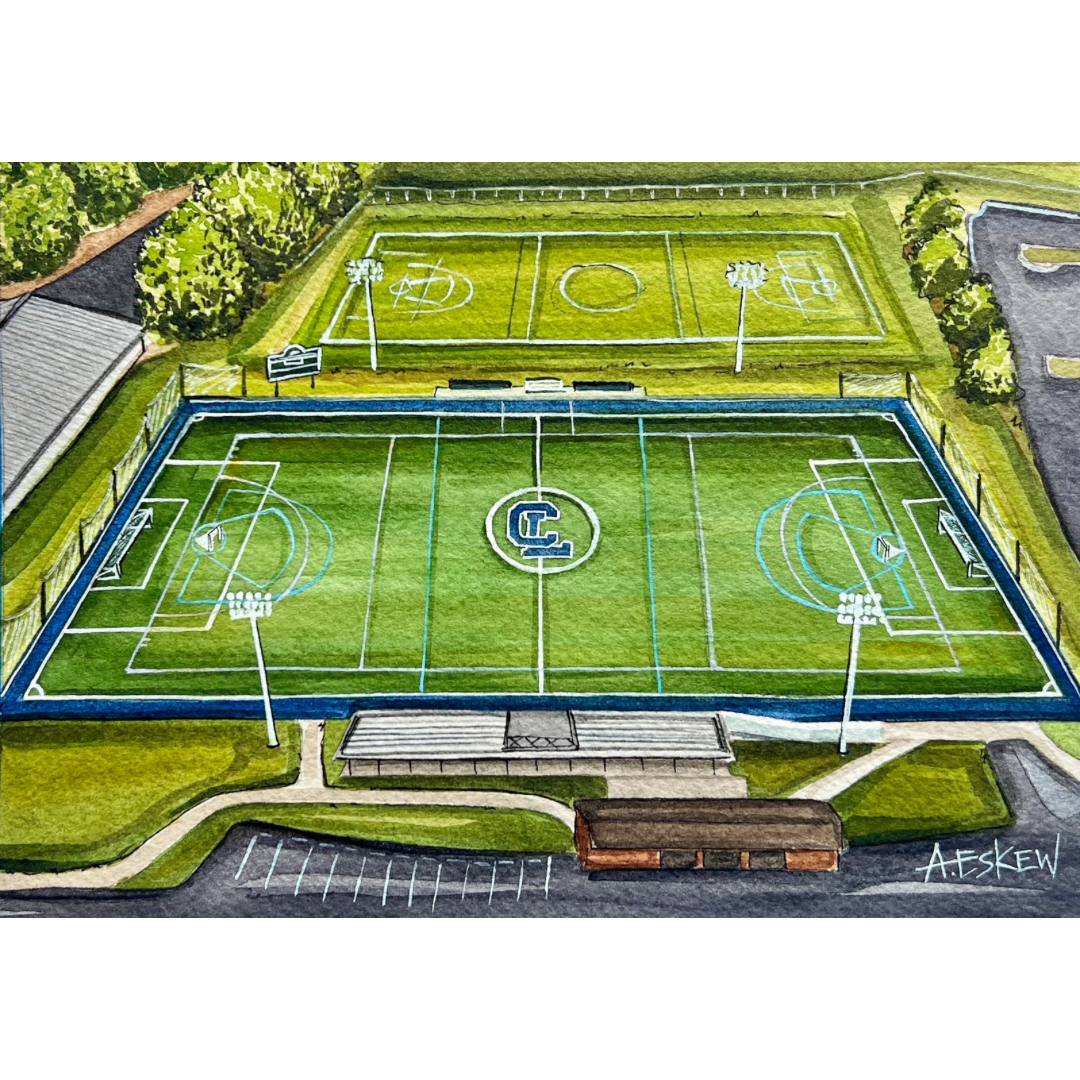 Charlotte Latin Lacrosse Field Print (5" x 7")