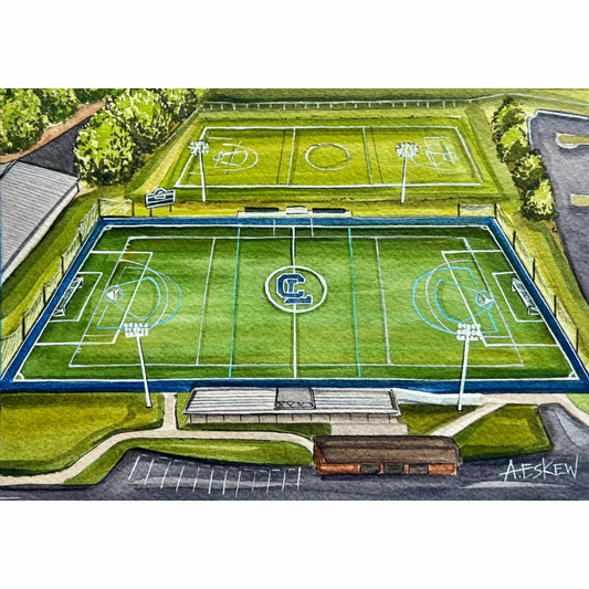 Charlotte Latin Lacrosse Field Print (5" x 7")