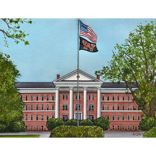 Woodberry Forest School Walker Building Print (11" x 14")
