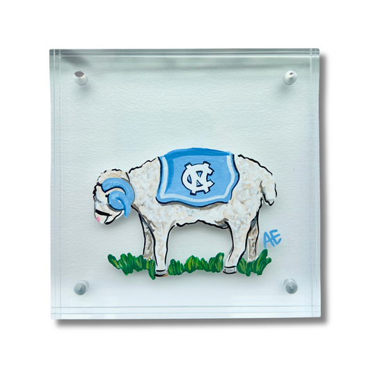Rameses Handpainted Acrylic Block (4" x 4")
