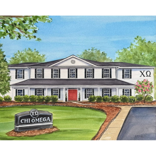 NCSU Chi Omega Print (5" x 7")